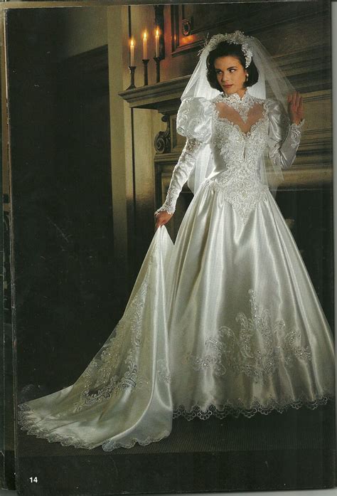 Alfred Angelo Dream Maker Spring Of 1992 Found In A Magazine Stunning 1980s Wedding Dress