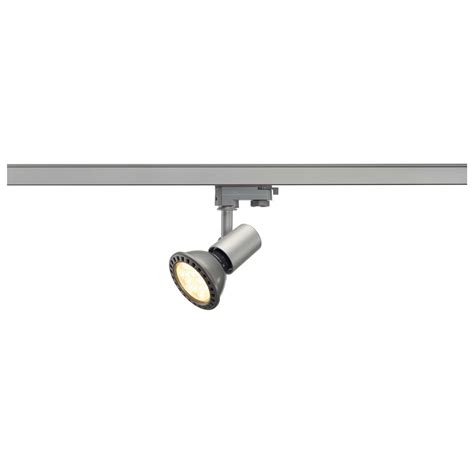 SLV Lighting 152204 E27 Spot 75W Silver Grey 3 Circuit 240V Track Light