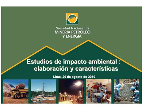 Estudios De Impacto Ambiental Elaboración Y Características