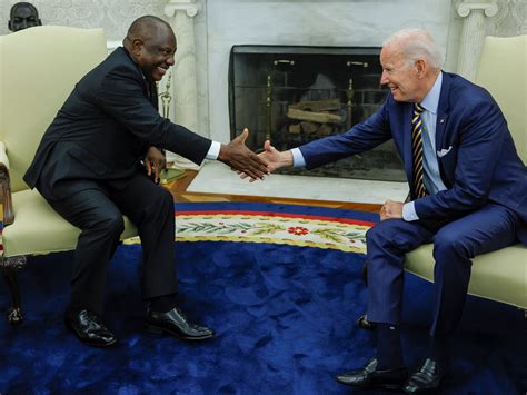 Biden And Ramaphosa Vow To Strengthen Us South Africa Ties Politics