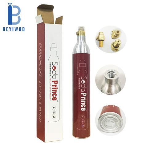 0.6 Liter Carbon Dioxide Cylinder Soft Drink Making Sparkling Water CO2 ...