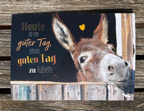 Postkarte Heute Ist Ein Guter Tag Einen Guten Tag Zu Haben