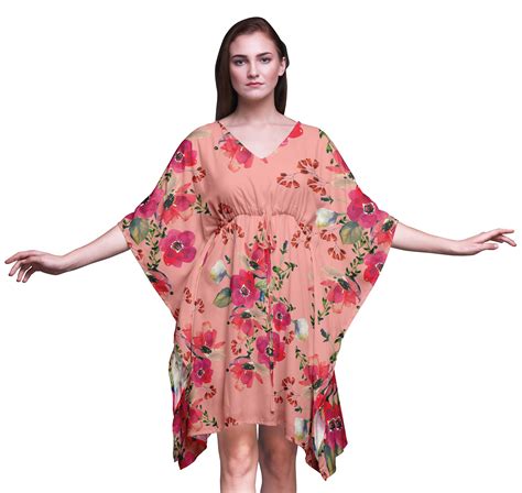 Bimba Flower Beach Kaftan Bikini Cover up WomenÃââs Midi Dress Short Caftan 4X 5X Walmart