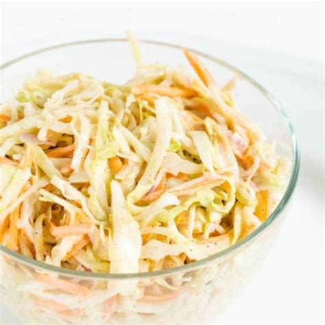 Amerikanischer Low Carb Coleslaw Leckerer Keto Krautsalat