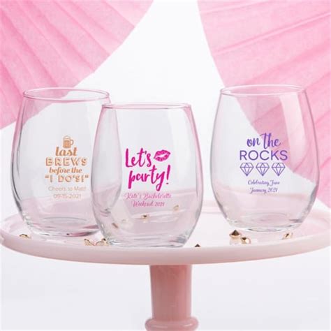 Kate Aspen 30009na Bcbl 9 Oz Personalized Stemless Wine Glass Bachelor And Bachelorette 1 Kroger