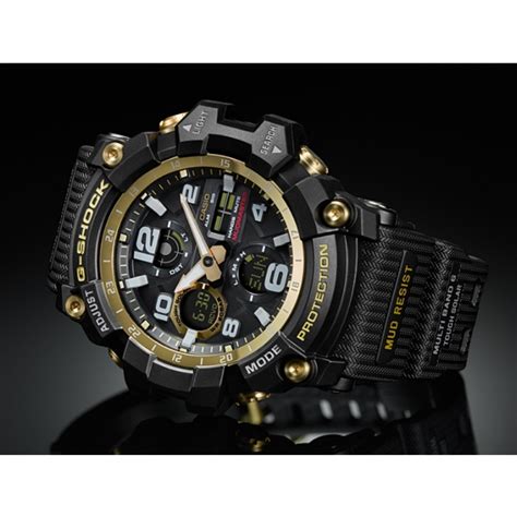 Casio G-Shock GWG-100GB-1AJF MUDMASTER Black & Gold Solar Mud Resistant ...