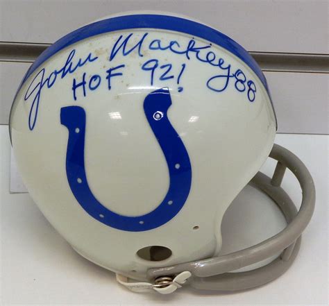 Lot Detail - John Mackey Autographed Mini Helmet