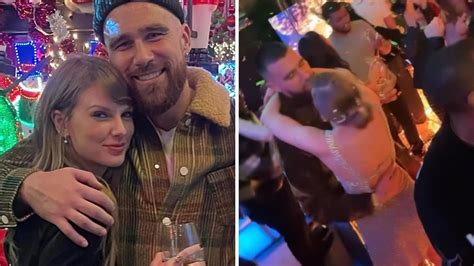 Taylor Swift and Travis Kelce spotted kissing on New Year's Eve at post ...