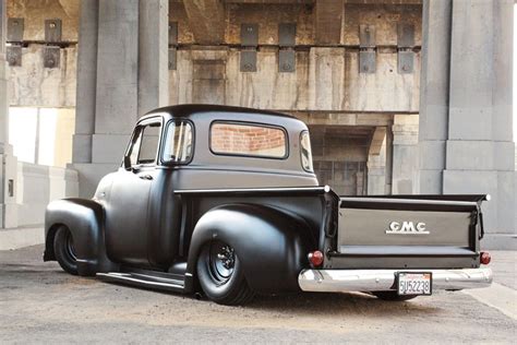 Rod Gmc School Usa 720p Hotrod Custom 1953 Pickup Black Kustom Old Hot Hd Wallpaper