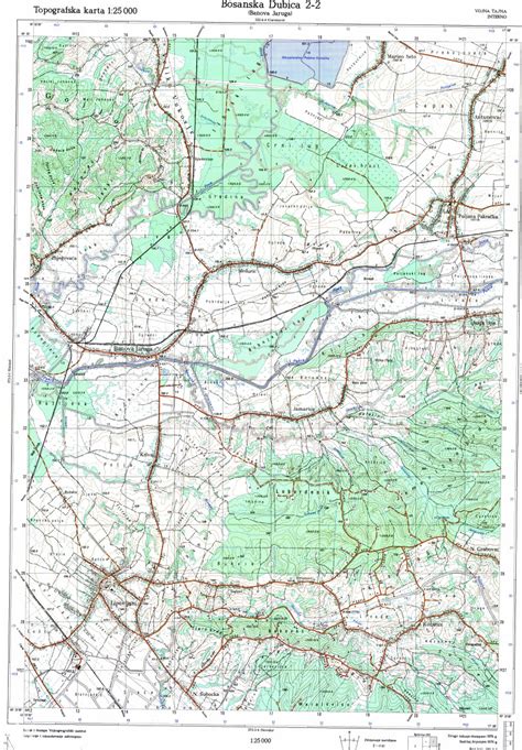 Topografska Karta Bih Karta