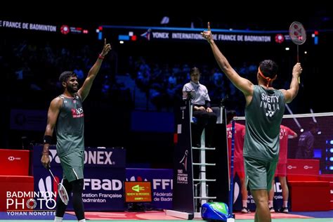 French Open Badminton Chirag Satwik Beat World Champions To Enter