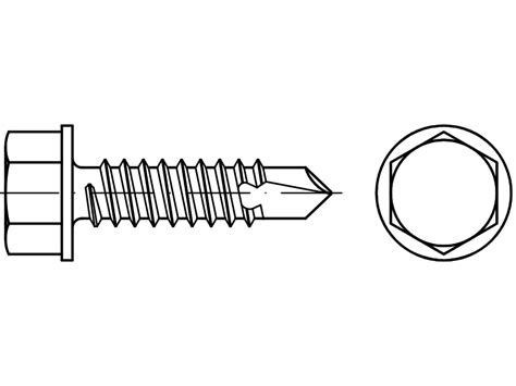 Din K Iso Self Drilling Self Drilling Screws With Hex Head