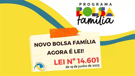 Novo Bolsa Família Agora é Lei Colegiado Nacional De Gestores