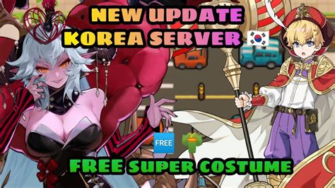 Guardian Tales New Update Korea Sever Free Super Costume Lilith Alef