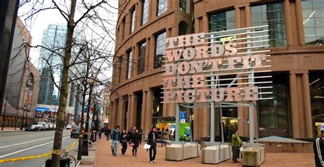 Iconic Words Sign Removed From Vancouver Public Library Plaza Urbanized