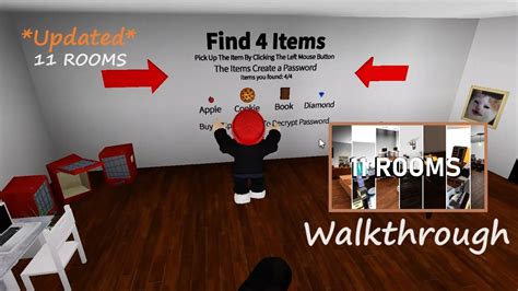 Roblox Escape Room New Walkthrough All 11 Rooms Youtube