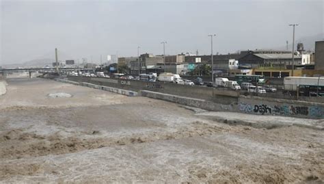 Senamhi Caudal Del Río Rímac Alcanzó Su Nivel Máximo Tras Intensas Lluvias Edicion Correo