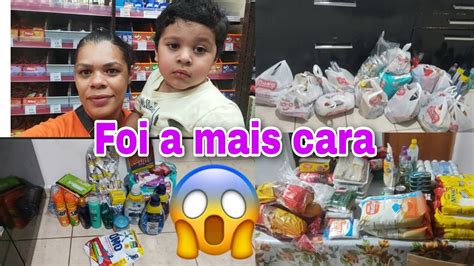 VLOG do dia comprar do supermercado do mês de abril compramos muita