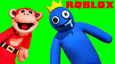 El Mono Juega Rainbow Friends De Roblox Gameplay El Mono Se Esconde