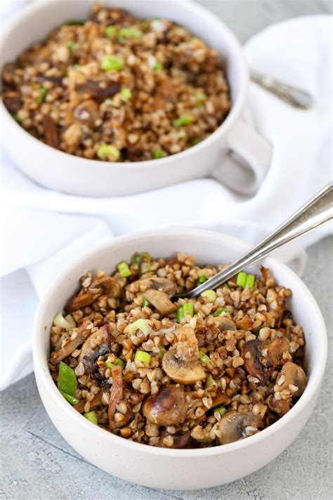 Buckwheat With Mushrooms Momsdish