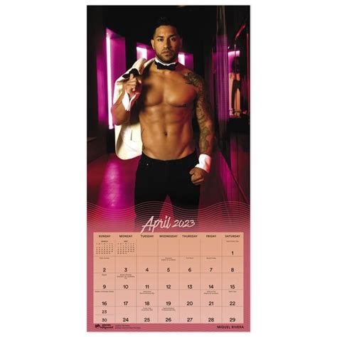Chippendales Calendar 2023 - Printable Word Searches