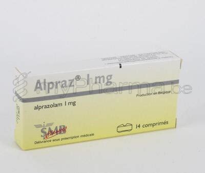 Pharmacie Parent Sprl Substances Actives A Alprazolam