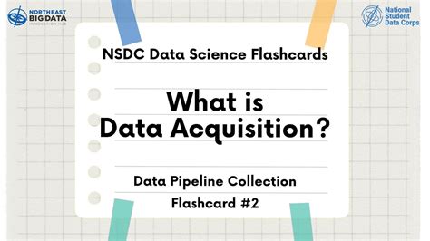 Data Science Pipeline Flashcard 2 What Is Data Acquisition Youtube