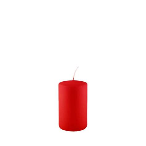 Red Pillarchurch Candle Red 1 X 60