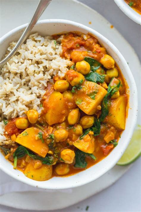 Chickpea And Potato Curry Recipe Little Sunny Kitchen