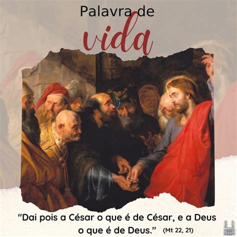 Dai a César o que é de César e a Deus o que é de Deus Santuário