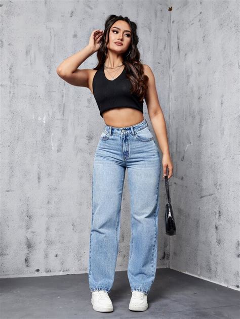 Search High Waisted Jeans SHEIN USA