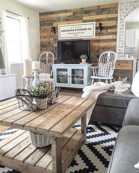 50 Rustic Farmhouse Living Room Design And Decor Ideas For Your Home