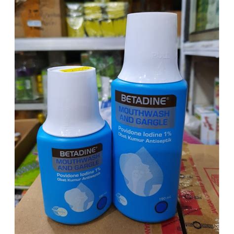 Jual Betadine Mouthwash And Gargle Betadine Kumur Shopee Indonesia