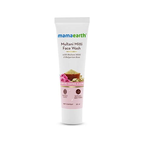 Mamaearth Multani Mitti Face Wash With Multani Mitti Bulgarian Rose