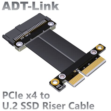 訂製 ADT Link U 2接口 U2轉PCI E 3 0x4 SFF 8639轉接卡 PCIe延長線 工廠直銷 蝦皮購物