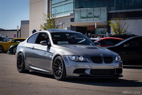 Grey E92 BMW M3 At North Suburbs Cars Coffee BenLevy