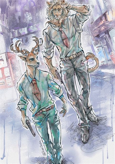 Louis And Ibuki Beastars Drawn By Jozeosaka Danbooru