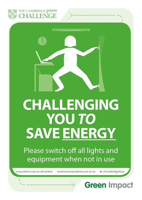 Save Energy Posters Poster Template