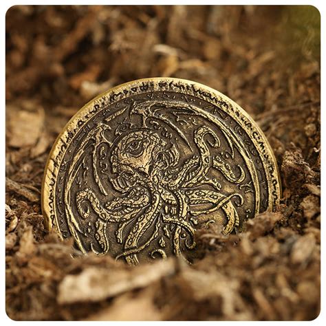 Call Of Cthulhu Metal Medallion Decksrock