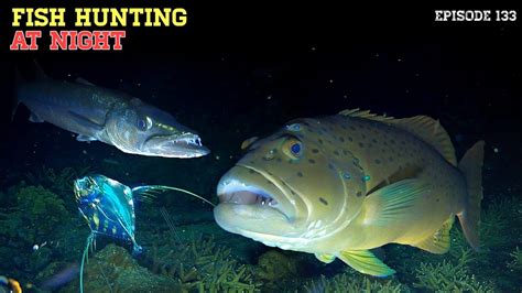 NIGHT SPEARFISHING EPISODE 133 FISH HUNTING AT NIGHT YouTube