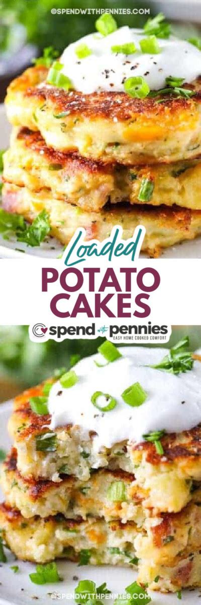 Loaded Mashed Potato Cakes