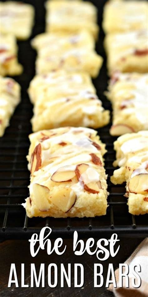 Almond Bars Recipe Mia Swithe