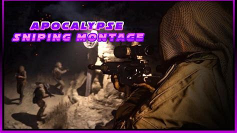 Call Of Duty Modern Warfare Sniper Montage Apocalypse Youtube