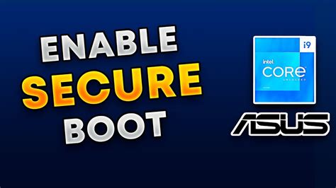 🛠️ How To Enable Secure Boot In 5 Minutes Asus Motherboards Intel Youtube