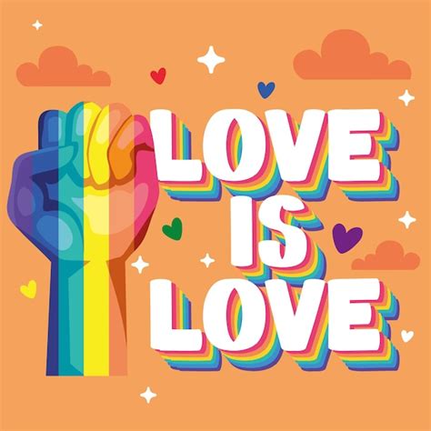 Love Is Love Illustration Vectors And Illustrations For Free Download