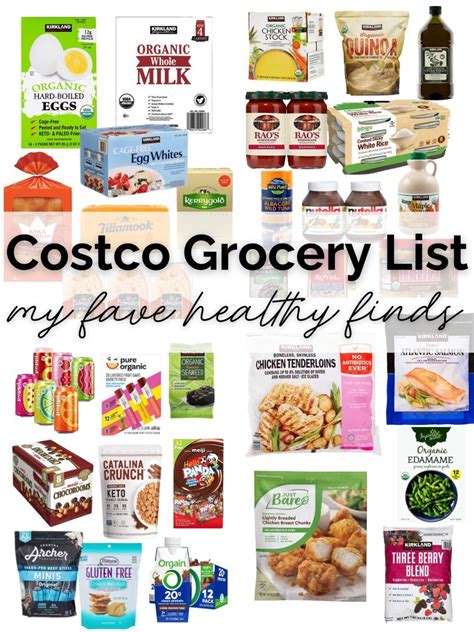 Costco Grocery List A Comprehensive Guide Artofit