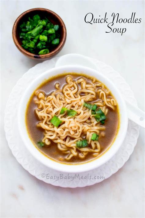 Quick Noodles Soup - Easy Baby Meals