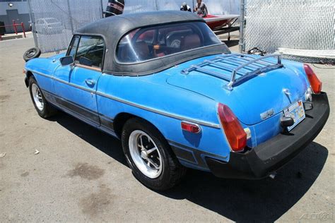 1977 Mg Mgb Roadster W Hardtop 4 Speed Manual 4 Cylinder No Reserve