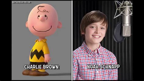 The Peanuts Movie Snoopy And Charlie Brown Characters And Voice