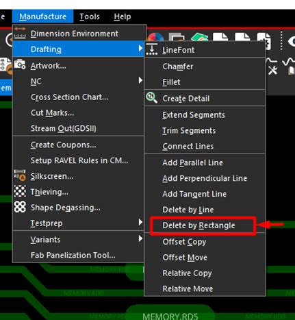 Allegro Tip Of The Week Using The Delete By Rectangle Command